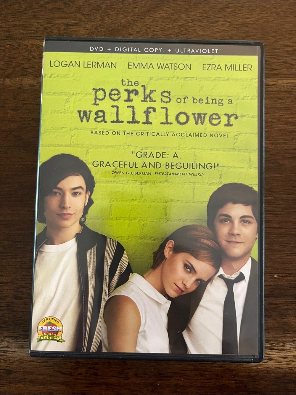 The Perks of Being a Wallflower DVD - Green Cover